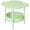 Green, variant on Souew 2-Tier Plastic Side Table, 16.5In Small End Table With Removable Tray, Compact Space Saving Nightstand, Easy Assemble For Living Room Bedroom Balcony Indoor Outdoor Use(Green)