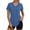 Blue, variant on Rosvigor Womens Workout Tops V Neck T Shirts Comfy Athletic Shirts Loose Women Activewear Top for Gym Running Yoga