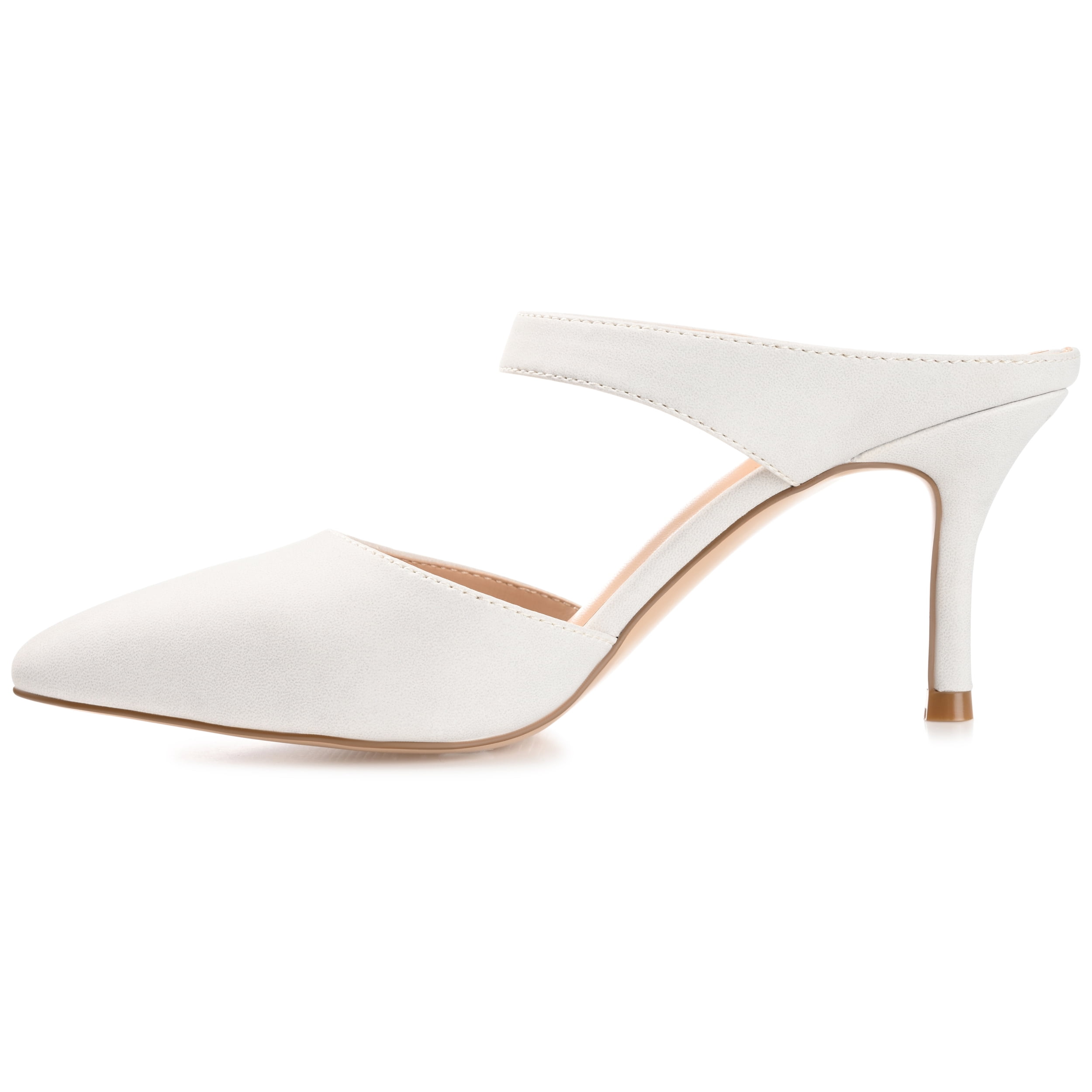 Journee Womens Maevali Mules Mid Stiletto Pointed Toe Pumps