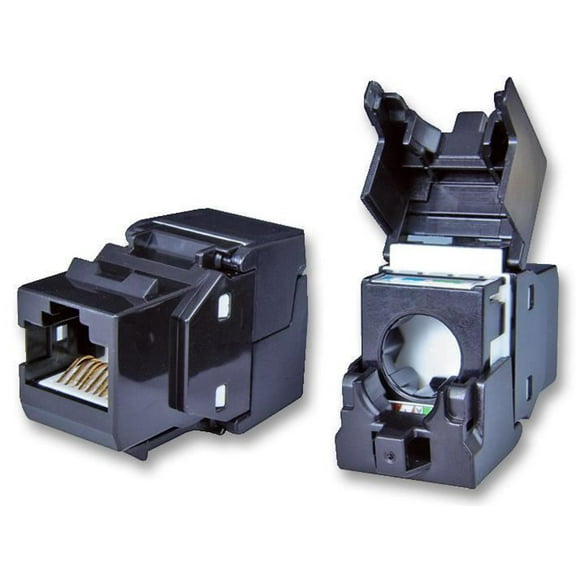 TUK - Cat6 Tool-less Keystone Socket - Black