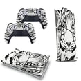 thumbnail image 5 of Black And White, Tiger Head PS5/PS5 Slim Digital Disc Skin Sticker For Console And Controller Skins, 5 of 7