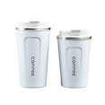 thumbnail image 6 of New Minimalist Stainless Steel Coffee Tumbler - Double Wall Vacuum Insulated Travel Mug, Leakproof Portable Thermos Cup for Car & Gift, 6 of 25