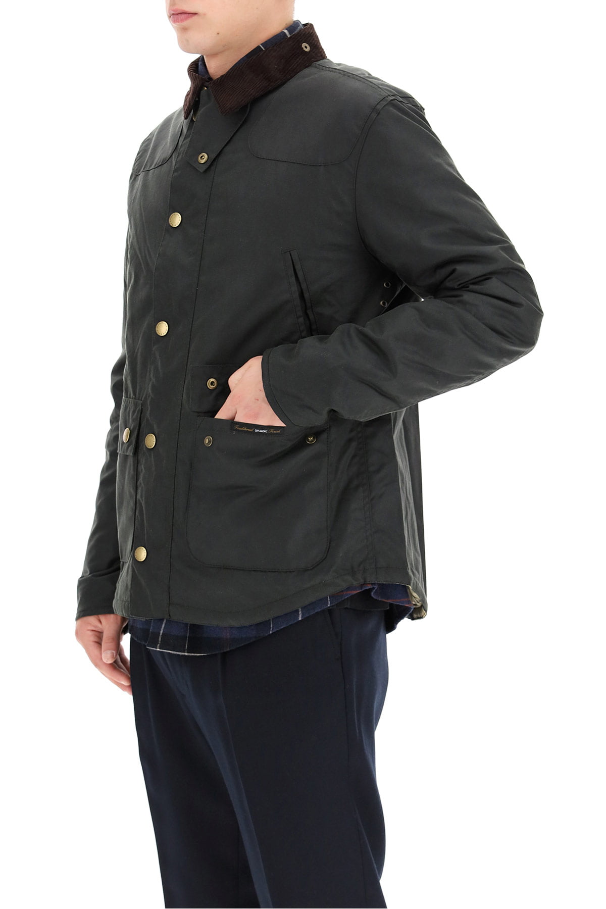 Barbour reelin coated jacket 