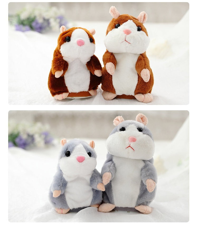 Details about   Talking Hamster Lovely Plush Toy Cute Speak Sound Record Toy EM Xmas Educational 