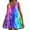 Purple#1, variant on Viikei Dresses for Women Plus Size Sleeveless Dresses,Women Casual Loose Summer Print Pleated Sleeveeless V-Neck Dress with Pocket Yellow S