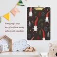 thumbnail image 6 of FMSHPON Cute Christmas Gnomes Clipboard Hardboard Wood Nursing Clip Board and Pull for Standard A4 Letter 13x9 inches, 6 of 7