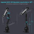 thumbnail image 4 of Soporte para tabletas de coche Porfortop para iPad Pro 12.9/11/10.5/9.7/Air/Mini 6/5/4, 4 of 7