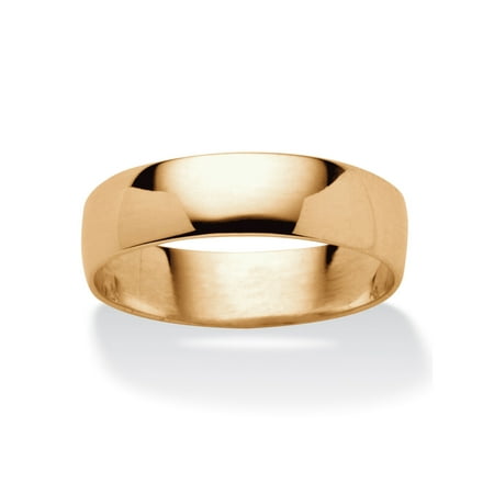 - Wedding Band in 18k Gold over Sterling Silver 5mm