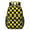 Yellow and Black, variant on Pink and Black Checkered Pattern 17" School Backpacks for Teens,Waterproof Oxford Fabric,S-Shape Padded Straps for School,Travel,Hiking,Camping