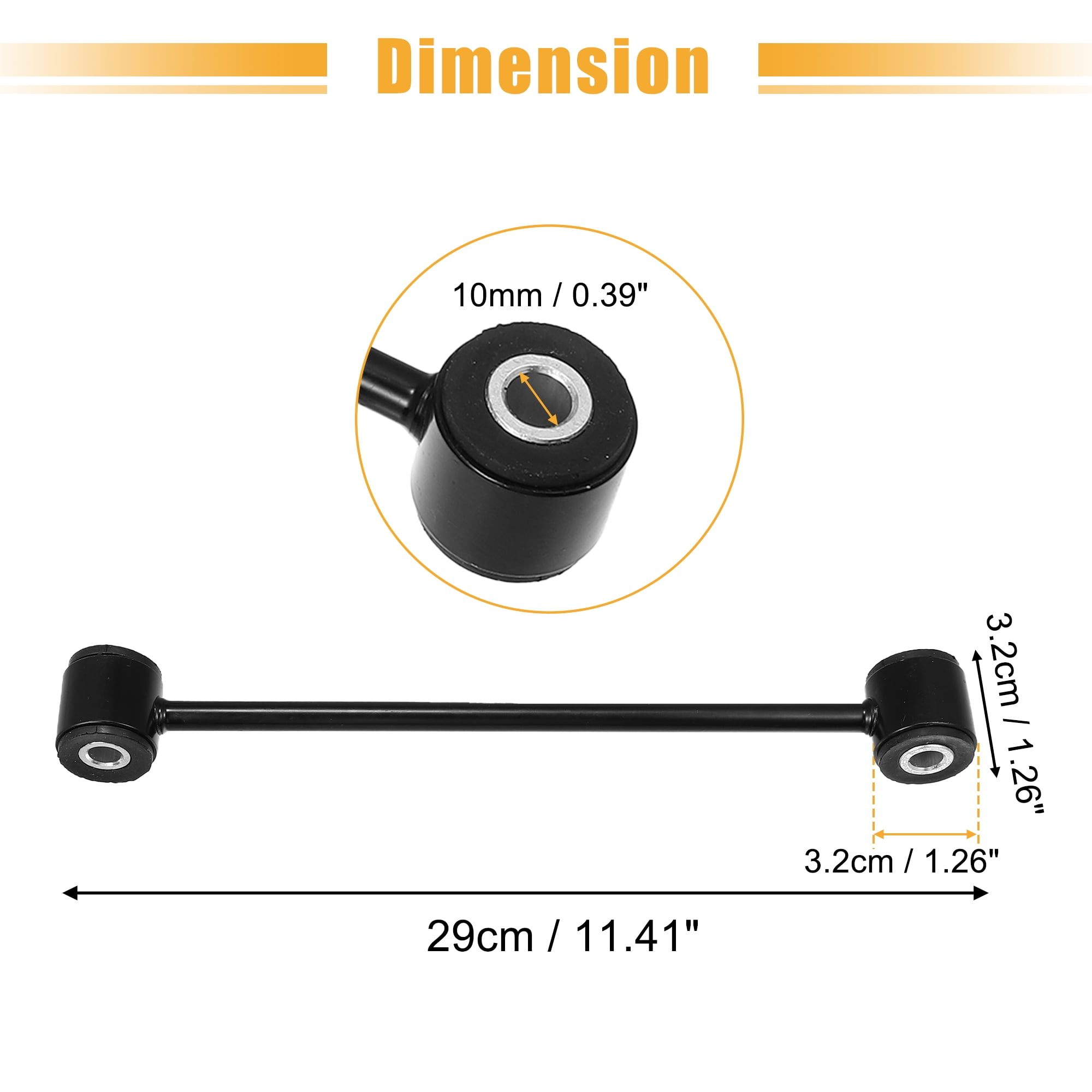 Unique Bargains 2pcs Rear Sway Bar Links K7470 4766866AA for Dodge 