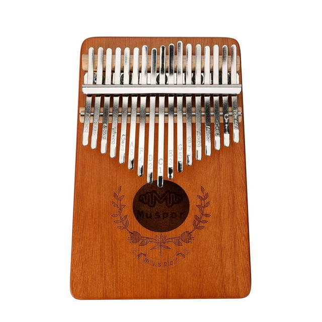 Piano à Pouce Kalimba en Acajou 17 Touches Style Guirlande