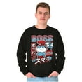 thumbnail image 3 of The Smurfs Cool Kanji Boss Papa Men Big & Tall Sweatshirt Brisco Brands 2X, 3 of 5