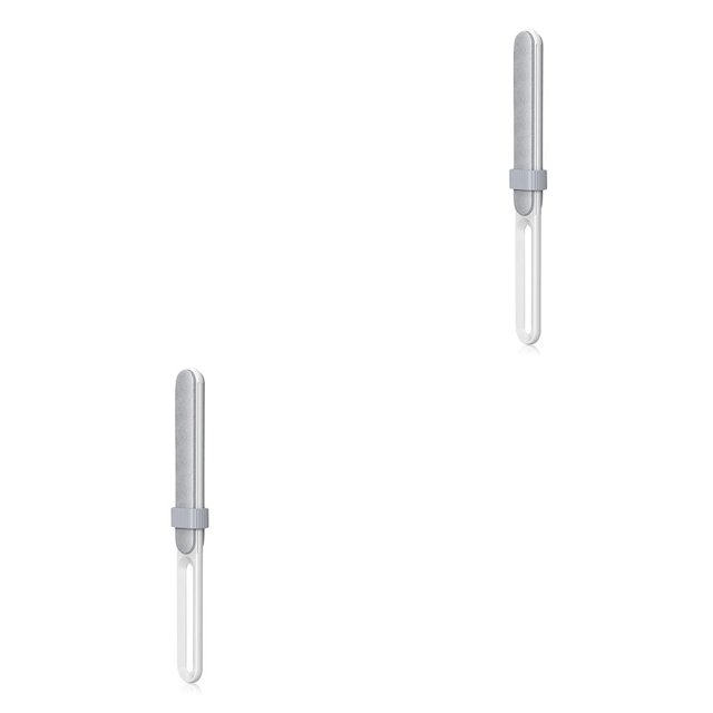 Bearachild Eliminador de pelo electrostático para mascotas, afeitadora de pelusas de mano, raspador de tela para polvo, cepillo, ropa, abrigo, herramienta Blanco 2piezas Bearachild CBP163187