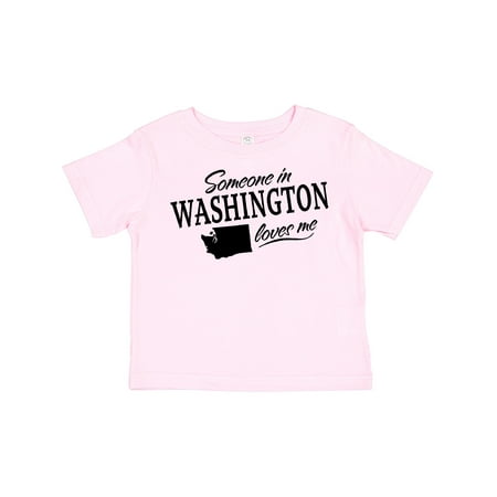 

Inktastic Someone in Washington Loves Me Gift Toddler Boy or Toddler Girl T-Shirt