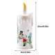 thumbnail image 4 of Worallymy Christmas Santa Claus Candle Light Luz sin llama LED Lámpara sin humo sin fuego para decoración de fiestas Worallymy JD735800348, 4 of 7