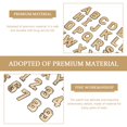 thumbnail image 2 of HLONK 36 Pcs Dreses Chenille Letters Iron on Letters for Clothing Clothes Patch Alphabet Iron on Patch Letter Ironing Sticker Computer Sequins, 2 of 6