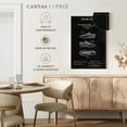 thumbnail image 5 of Elephant Stock Soccer Shoe Bw Patent Wall Art - Vertical Canvas Wall Art - Living Room Wall Decor - Sports Canvas - Black And White Decor - 26" x 39", 5 of 8