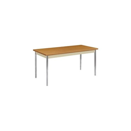 HON UTM3060CLCHR Utility Table, Rectangular, 60w x 30d x 29h, Harvest