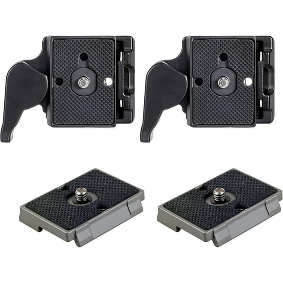 Ritz Gear 2-Pack RC2 Rapid Connect QR Plates Tripod Adapter