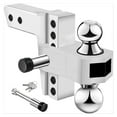 thumbnail image 1 of Adjustable Trailer Hitch, 6-Inch Drop/Rise Fits 2-Inch Receiver with Dual Ball(2"&2-5/16")-12500 LBS, 1 of 5