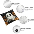 thumbnail image 6 of nygtbtfer Halloween Decor Pillow Set of 2 Halloween Decorations Pumpkin Witch Cat Ghost Fall Pillows Decorative Throw Cushion Case for Home Couch 22x22in, 6 of 7
