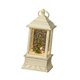 thumbnail image 5 of Bola de nieve navideña con forma de farol, luz nocturna decorativa con purpurina y música, decoración navideña para estantes de oficina y escritorios Blanco, 5 of 9