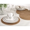 thumbnail image 3 of Fennco Styles Jute Natural Design 15-inch Round Placemat - Set of 4, 3 of 3