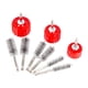 thumbnail image 5 of Kit de limpieza para tuberías de cobre, limpiador de terminales de batería, 3 cepillos rojos y 6 cepillos de alambre, 5 of 8