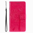 thumbnail image 1 of Wallet Case For Huawei P Smart 2018 2019 2020 2021 P8 P9 P20 P30 P40 Lite Pro 2017 Cute Cat Tree Card Slots Protect Cover D06F Rose For P10 Lite, 1 of 6