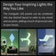 thumbnail image 5 of Tablero de luz inteligente Yeelight, luz de modelado de ambiente de pared de gama alta, dos sonidos, 5 of 8