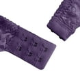 thumbnail image 5 of Women's Sexy Lace Push Up Plus Size Bra Sheer Balconette Underwire Unlined Purple 36, 5 of 5