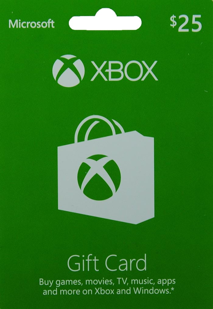 Interactive Commicat Xbox Microsoft Gift Card 2015 25 Walmart