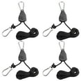 thumbnail image 1 of 4pcs 1/8 pulgadas perchas de clip de cuerda ajustable para trabajo pesado crecen perchas de cuerda livianas, 1 of 5