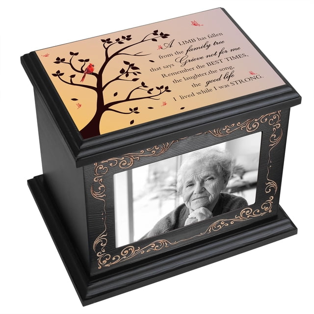 Urnas crematorias ADMLC, caja de madera con marco de fotos para adultos, 200 kg