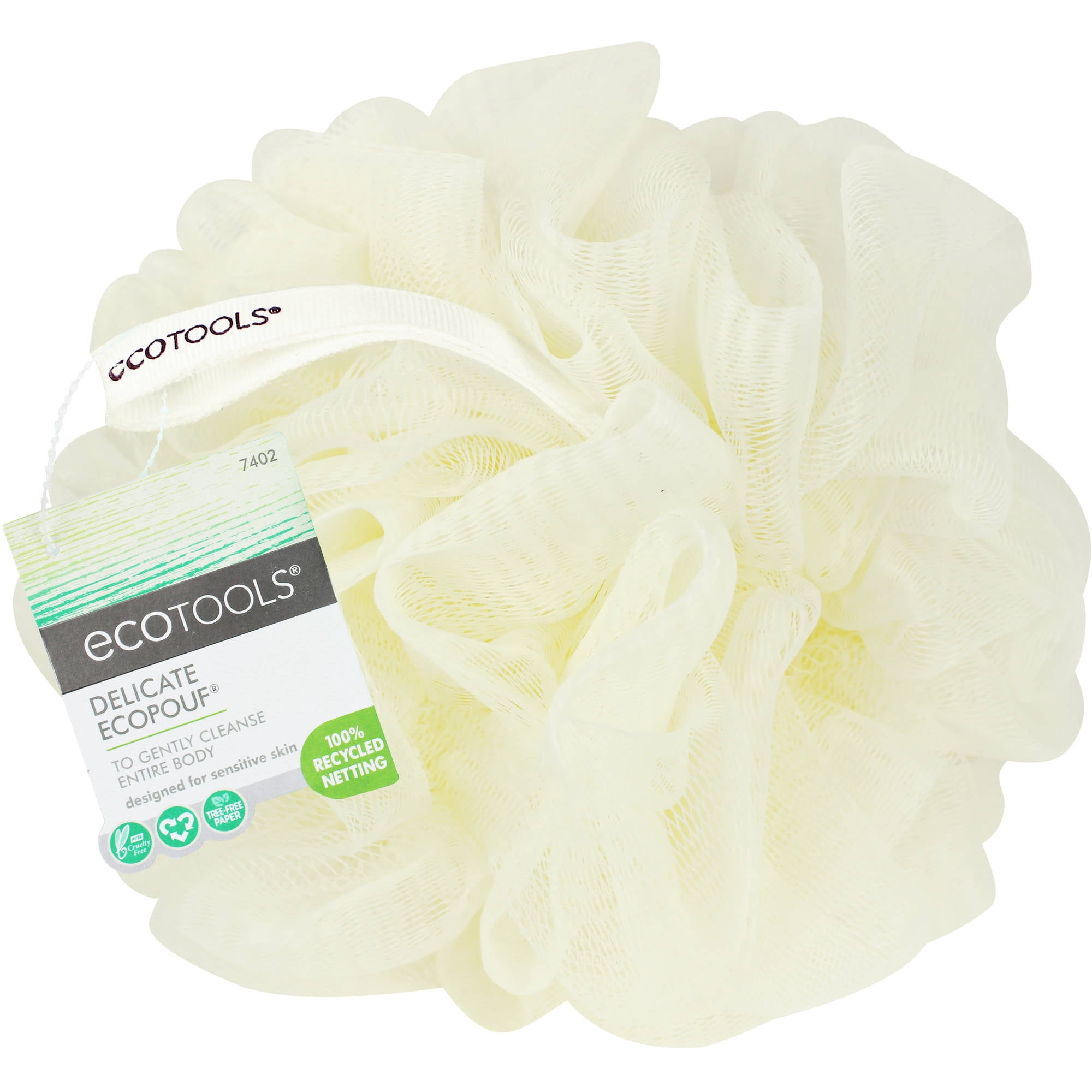 Ecotools Delicate Bath Sponge, Green, White and Gray, Rich Lather ...