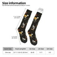 thumbnail image 7 of Knee High Socks for Men and Women, Funny Skateboard Skull Althletic Compression Socks, Support Long Tube Socks for Outdoor Sport, Calf Socks, High Stockings for Women Men, 7 of 7