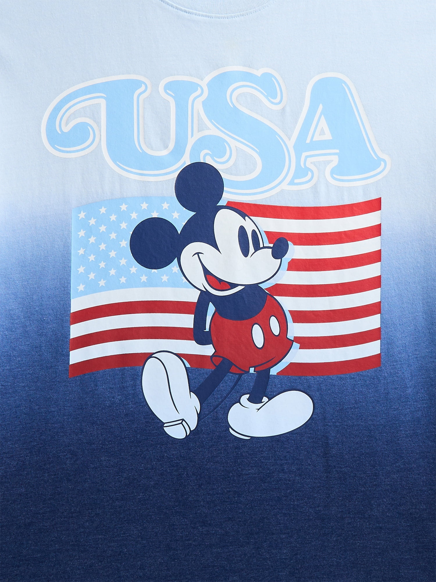 Disney Mickey Mouse Boys USA 76 Graphic Tee with Short Sleeves, Sizes 4-20