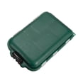 thumbnail image 3 of Caja de aparejos de pesca, caja de almacenamiento de pesca, organizador de anzuelos, herramienta de plantilla de doble cara Verde, 3 of 8