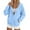 Sky Blue, variant on UJNDER Women's Zip Up Hoodies for Women Raglan Sleeve Pocket Casual Comfortable Travel Sweatshirt Blue S
