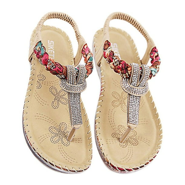 Rhinestone Sandals Siketu Sandal SIKETU Bohemian Rhinestone Summer