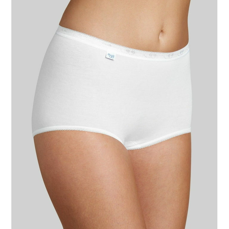 Sloggi Ladies Basic+ Premium Comfort Cotton Rich Maxi Brief Panty (4 Pack)