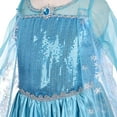 thumbnail image 4 of KAWELL Princess Costume for Girls Halloween Dress up with Crown,Mace,Gloves Accessories, Child 2T, 4 of 5