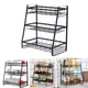 thumbnail image 5 of Organizador de Estante de Especias para Encimera, Estante de Pie de Botella de Especias de 3 Capas, Organizador de Almacenamiento de Acero Al Carbono para Gabinete, Despensa, B Cocina Octpeak NO, 5 of 7