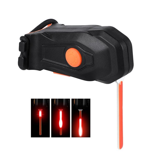 SharkTRUE 1pcs Bicycle Tail Lights Waterproof Rechargeable Cycling Warning Equipment Cycling Creative