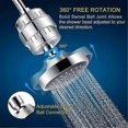 thumbnail image 3 of Filtered Shower Head 20 Stage Shower Filter With Mode Showerhead For Hard Water Detachable Water Softener, 3 of 5