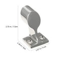 thumbnail image 2 of Shisuyan Handrail Bracket Silver 1Pcs 3 Inch, 2 of 9