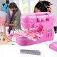 thumbnail image 2 of Sewing Machine for Kids 6 Aged and Up Educational Interesting Pretend Play Light-up Arts Crafts Kids Toy, 2 of 5
