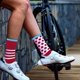 thumbnail image 3 of Deportes al aire libre rayas punto fútbol calcetines mujeres hombres ciclismo correr calcetines, 3 of 5