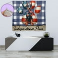 thumbnail image 4 of Patriotic Doberman Pinscher 4th of July Independence Paws Tapestry Doberman Dog Lover Gifts Wall Hanging Backdrop Home Decor - 02010, 4 of 5
