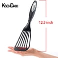 thumbnail image 7 of KSENDALO Fish Spatula, Nylon Slotted Spatula for Nonstick Cookware, Frying and Flipping, Black, 7 of 7